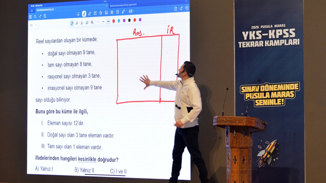 Büyükşehir’in YKS Kampında Matematik ve Geometriyle Güçlü Başlangıç