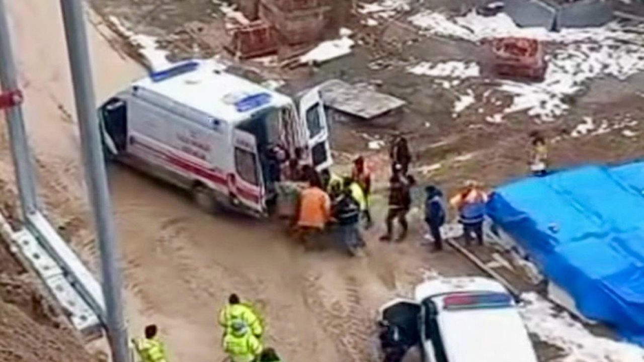 Kahramanmaraş’ta ikinci kattan düşen işçi yaralandı