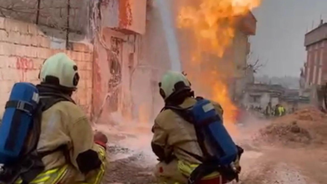 Kahramanmaraş’ta Doğalgaz Borusu Patladı