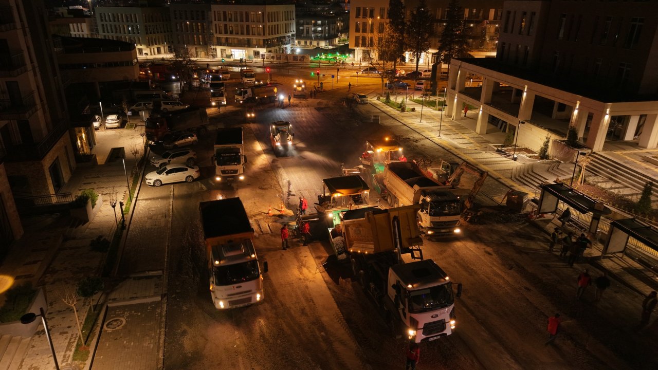 Hükümet Bulvarı’nda Altyapının Ardından Asfalt da Tamam