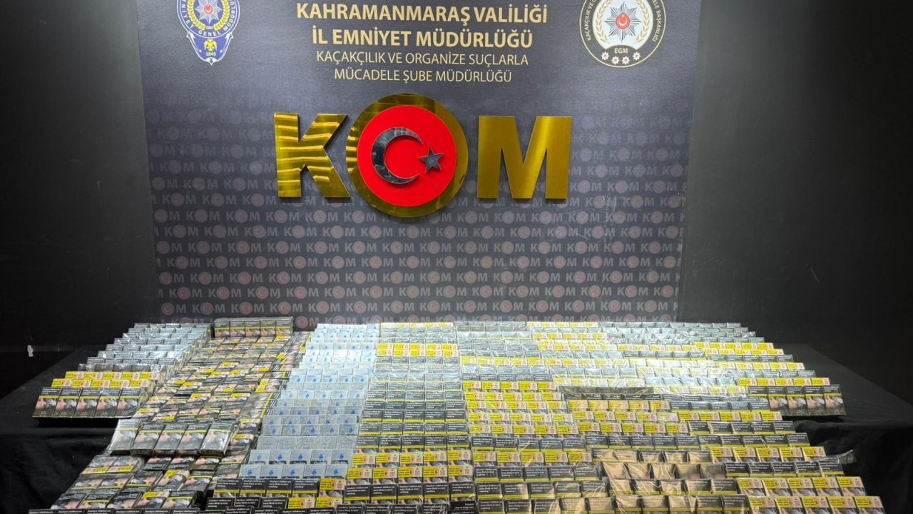 Kahramanmaraş’ta Narkotik ve Kaçakçılık Operasyonu