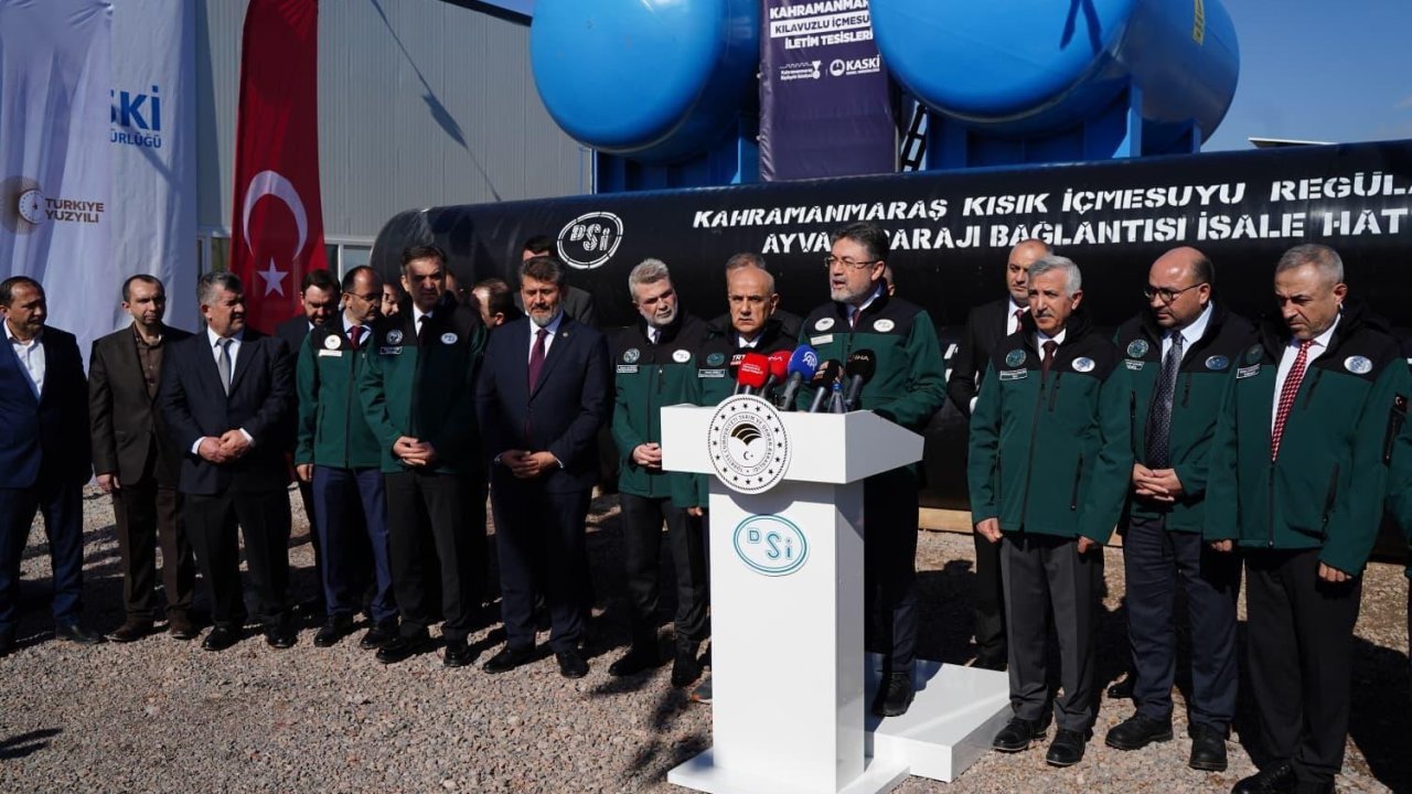 Bakan Yumaklı Kısık Projesi Kahramanmaraş’ta Su Sorununu Tarihe Gömecek