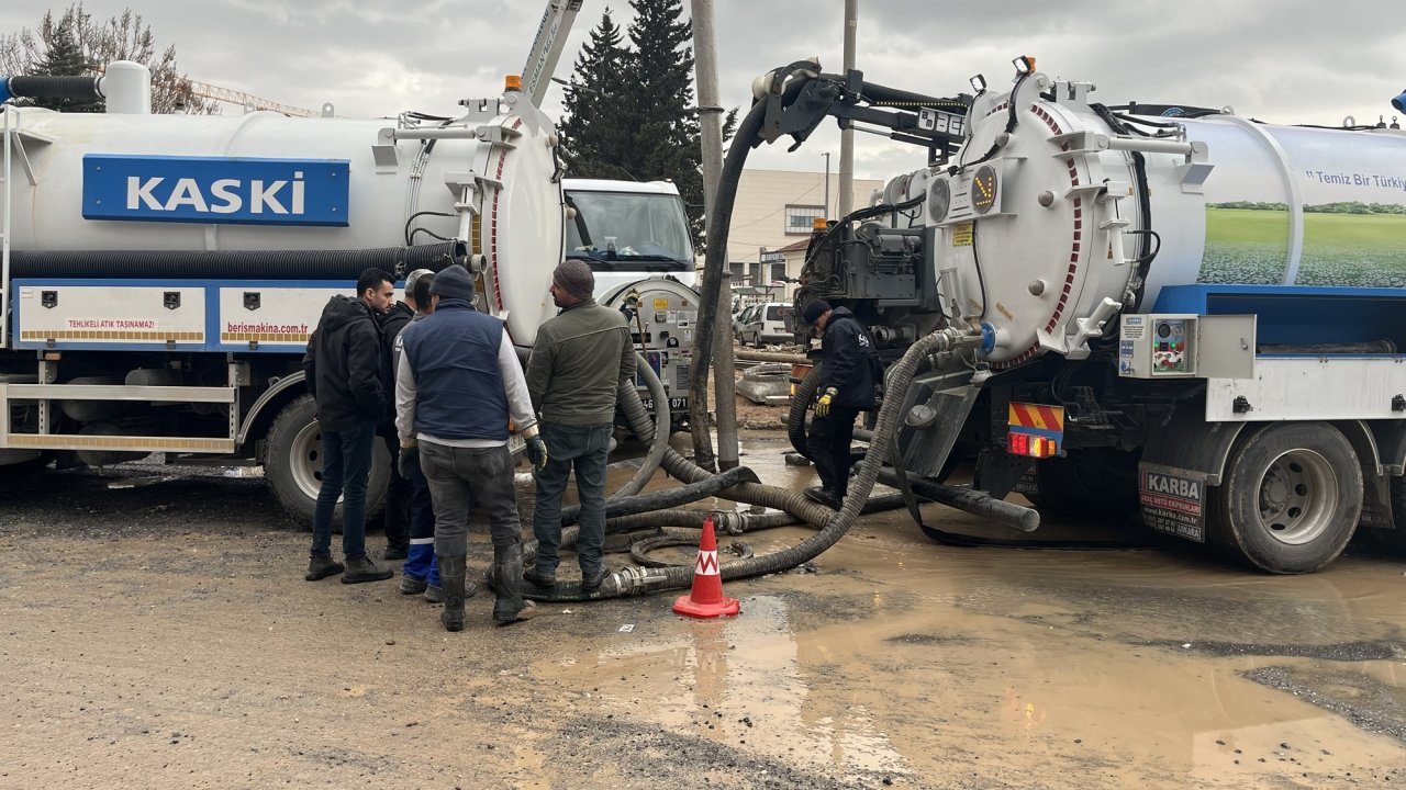 KASKİ’den Sağanak Yağış Öncesi Yoğun Mesai