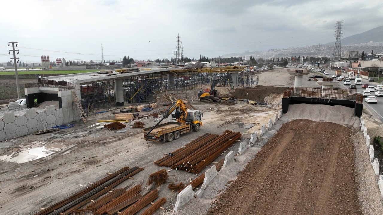 Başkan görgel Sanayi Kavşağı İnşaatı Hızla Devam Ediyor