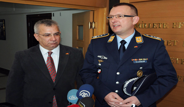 ALMAN PATRIOT FÜZE SİSTEMİ BİRLİĞİ KOMUTANINDAN VALİYE BİLGİLENDİRME ZİYARETİ