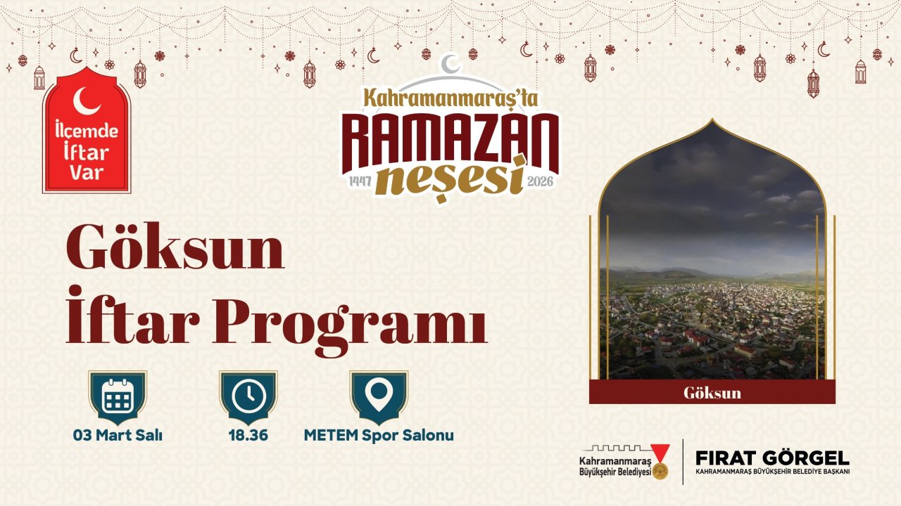 Birlik ve Beraberliğin Yeni Durağı Göksun Olacak