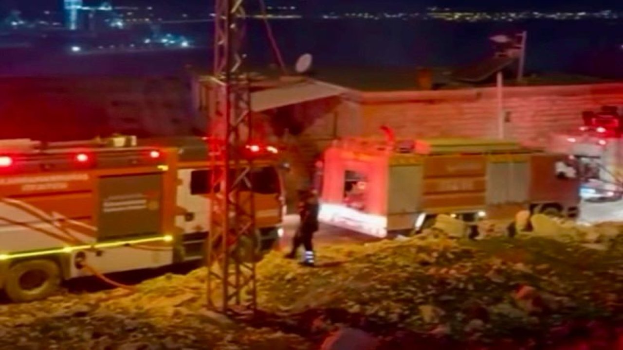 Pazarcık’ta çiftlik yangını