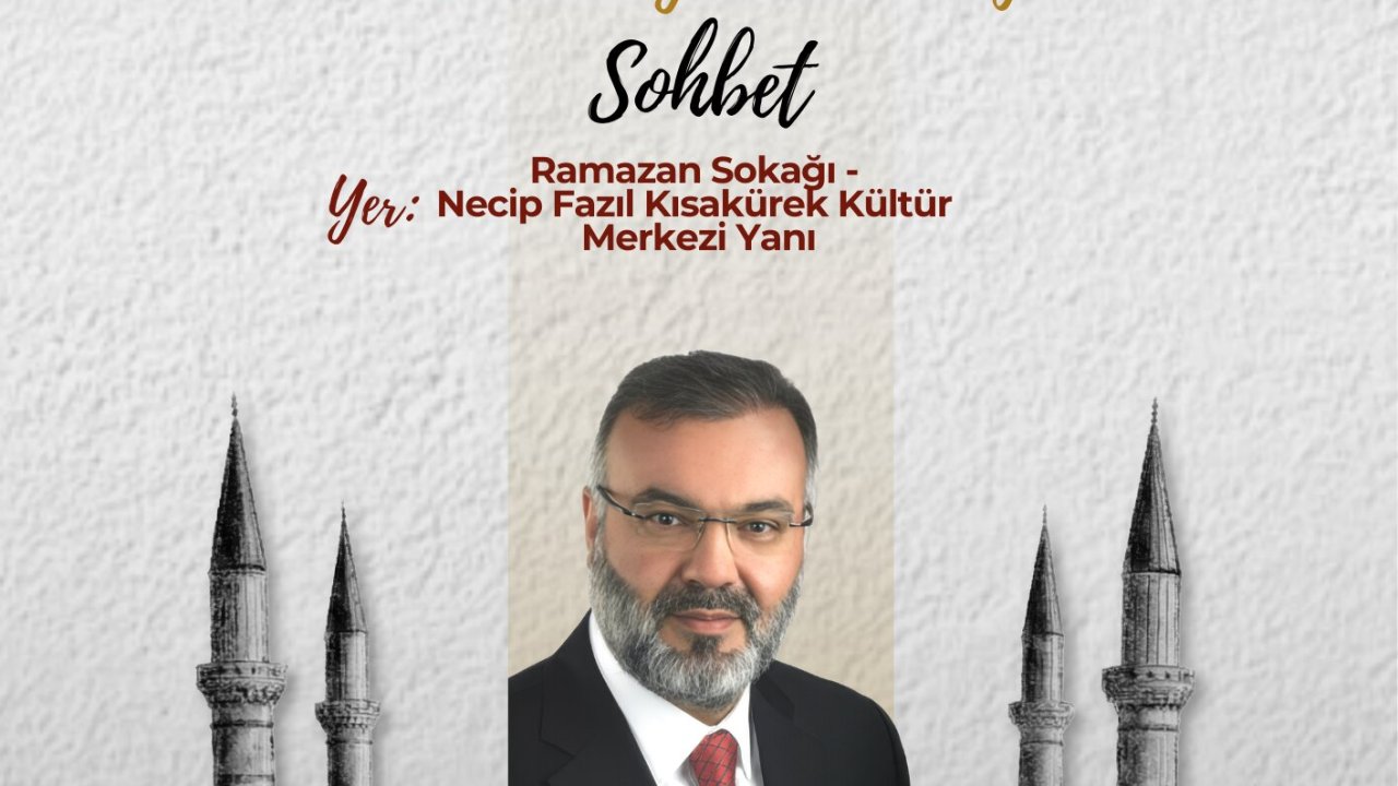 5 Mart’ta Ramazan Sokağı’nda Mehmet Emin Ay ile Ramazan ve İnsan Sohbeti