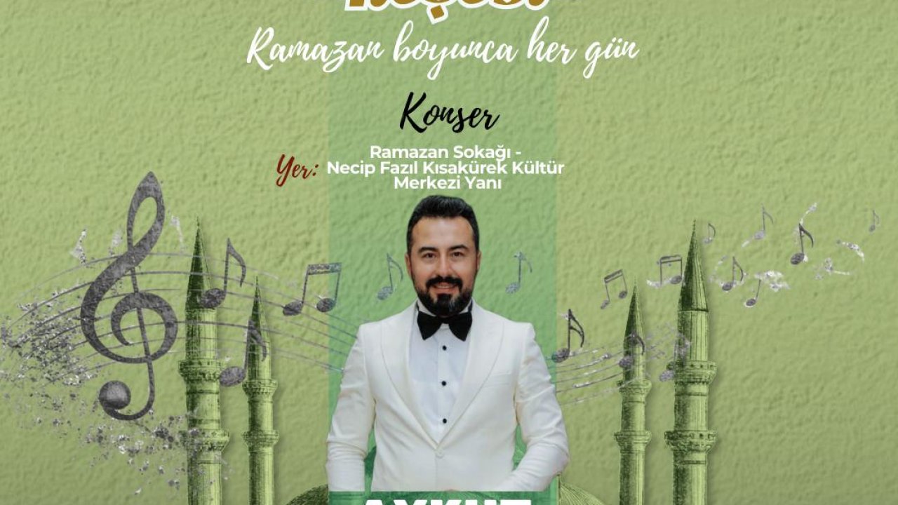 Cumartesi Günü Ramazan Sokağı’nda Tasavvuf Musiki Konseri