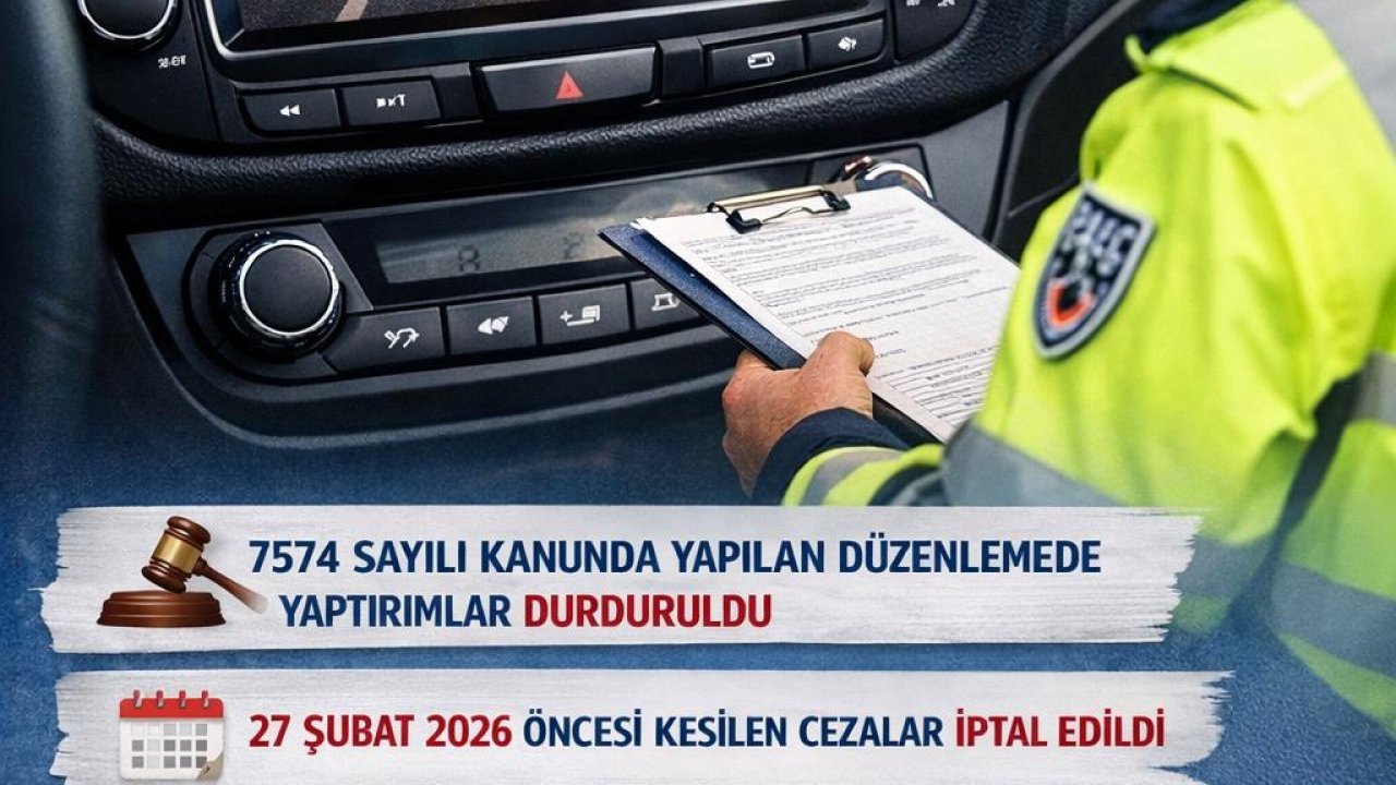 Trafik Cezalarına Yeni Düzenleme Bazı Cezalar İptal Edildi
