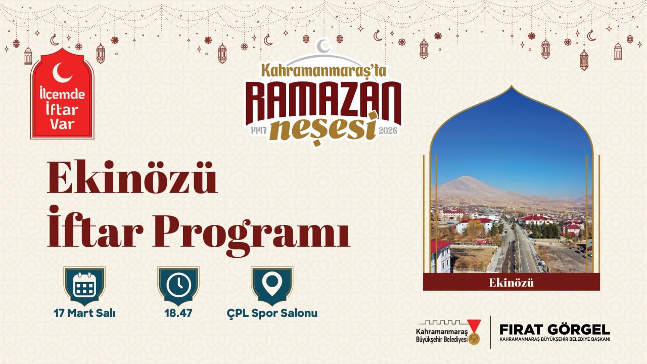 Büyükşehir, Ekinözü’nde Ramazan Sofrası Kuruyor