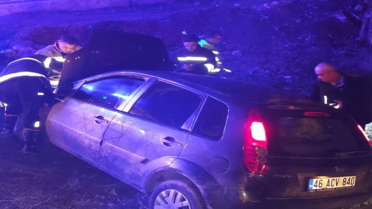 Afşin’de trafik kazası 2 yaralı