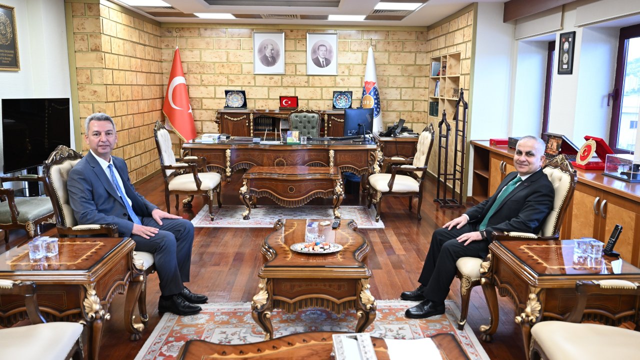 GAÜN Rektörü Doğan’dan KSÜ Rektörü Okumuş’a Ziyaret