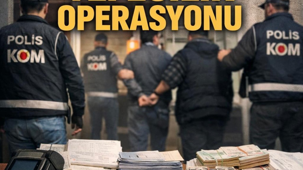 Kahramanmaraş’ta tefecilik operasyonu 8 gözaltı