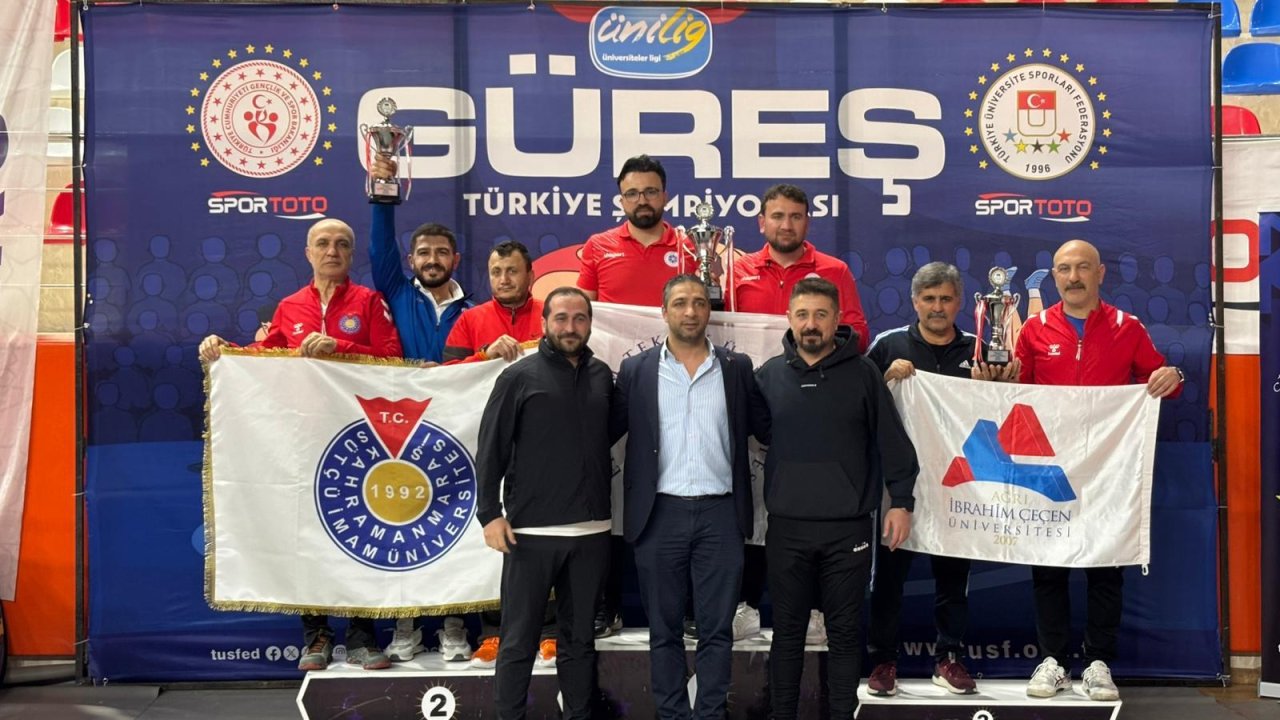 KSÜ’lü Güreşçiler ÜNİLİG Türkiye Şampiyonası’ndan Madalyalarla Döndü