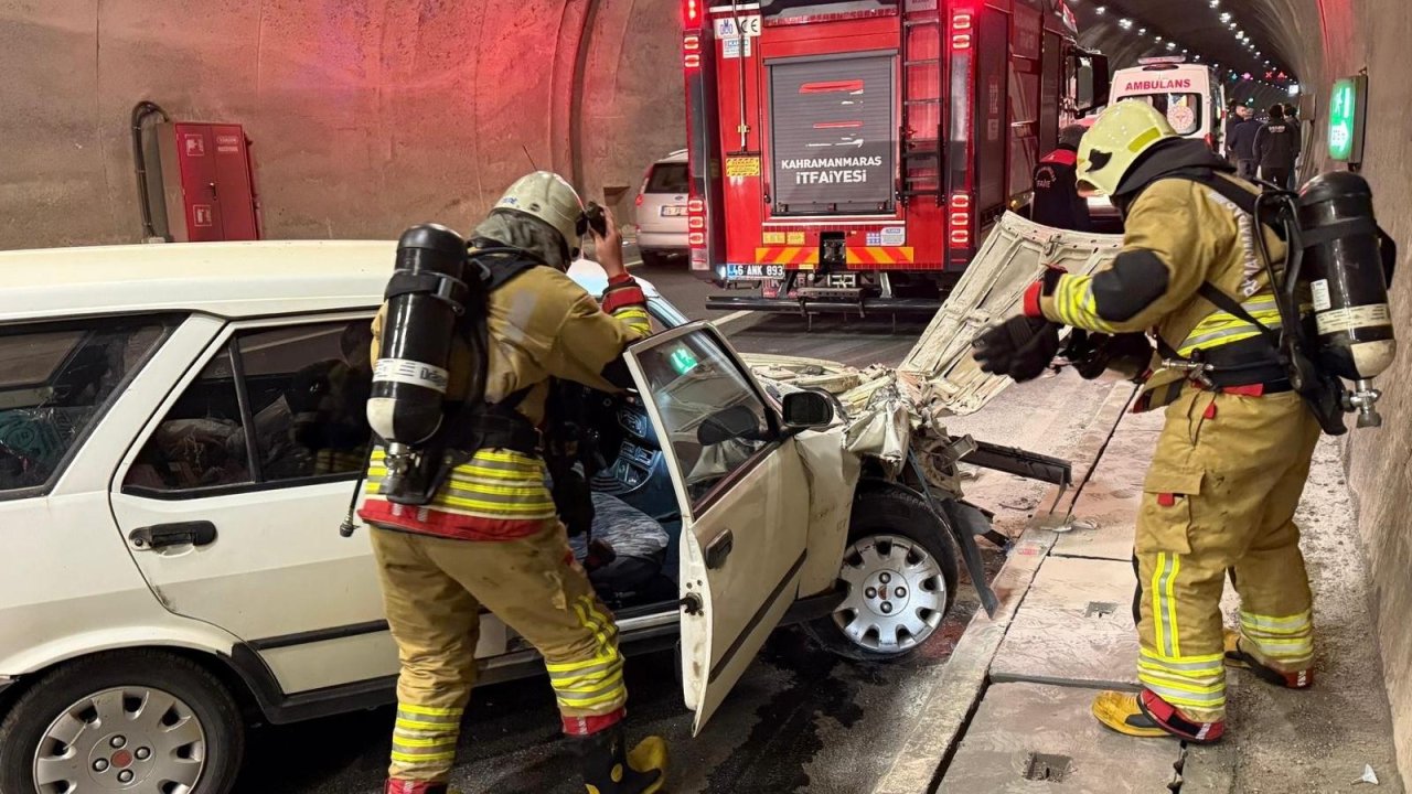 Kahramanmaraş Sezai Karakoç Tüneli’nde Kaza