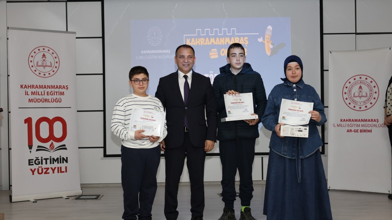 Kahramanmaraş Okuyor Projesi’nde Ödüller Sahiplerini Buldu