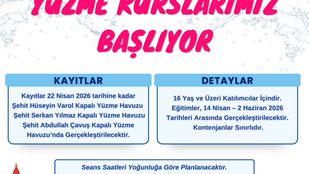 Onikişubat’ta Kadınlara Özel Yüzme Kursu Başvuruları Başladı