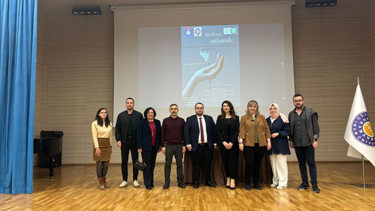 KSÜ’de İntiharı Anlamak Paneli Uzmanlar Çok Boyutlu Değerlendirdi