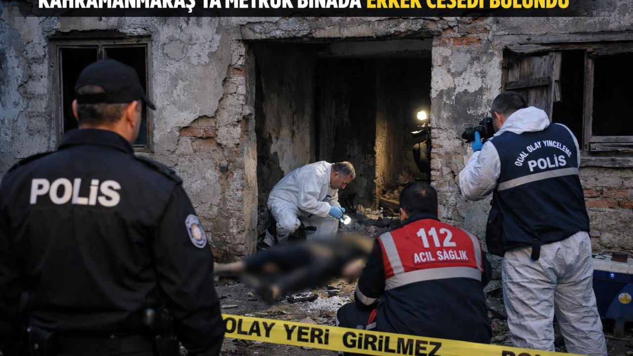 Kahramanmaraş’ta cansız bedeni bulundu