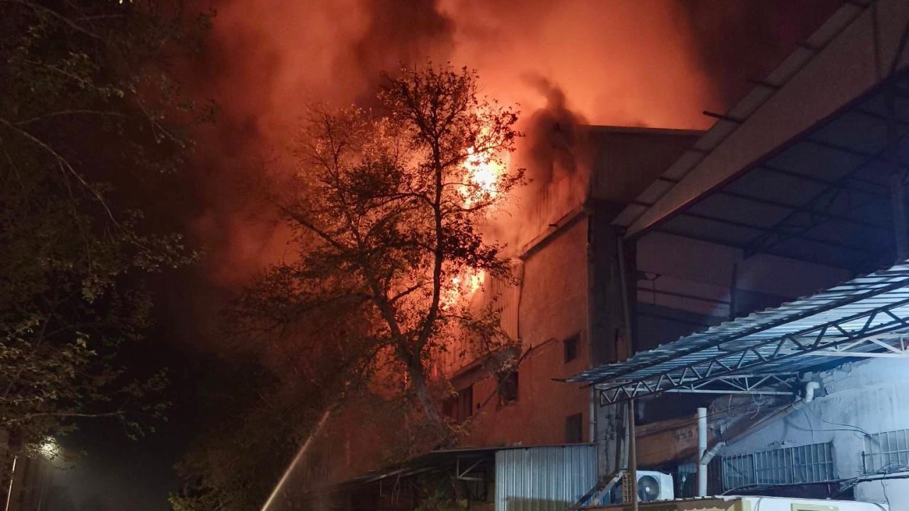 Kahramanmaraş’ta ahşap atölyesinde yangın