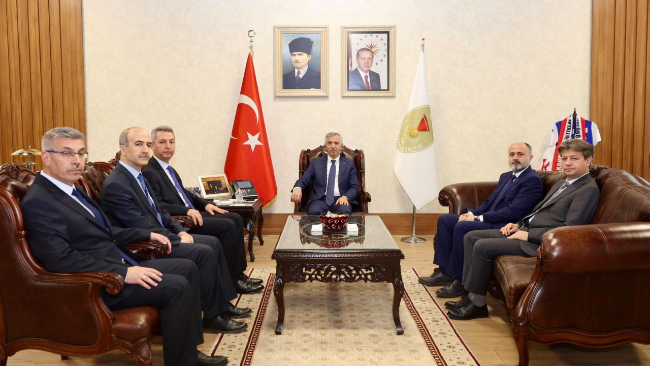 KSÜ Rektörü Okumuş’tan Vali Ünlüer’e Ziyaret