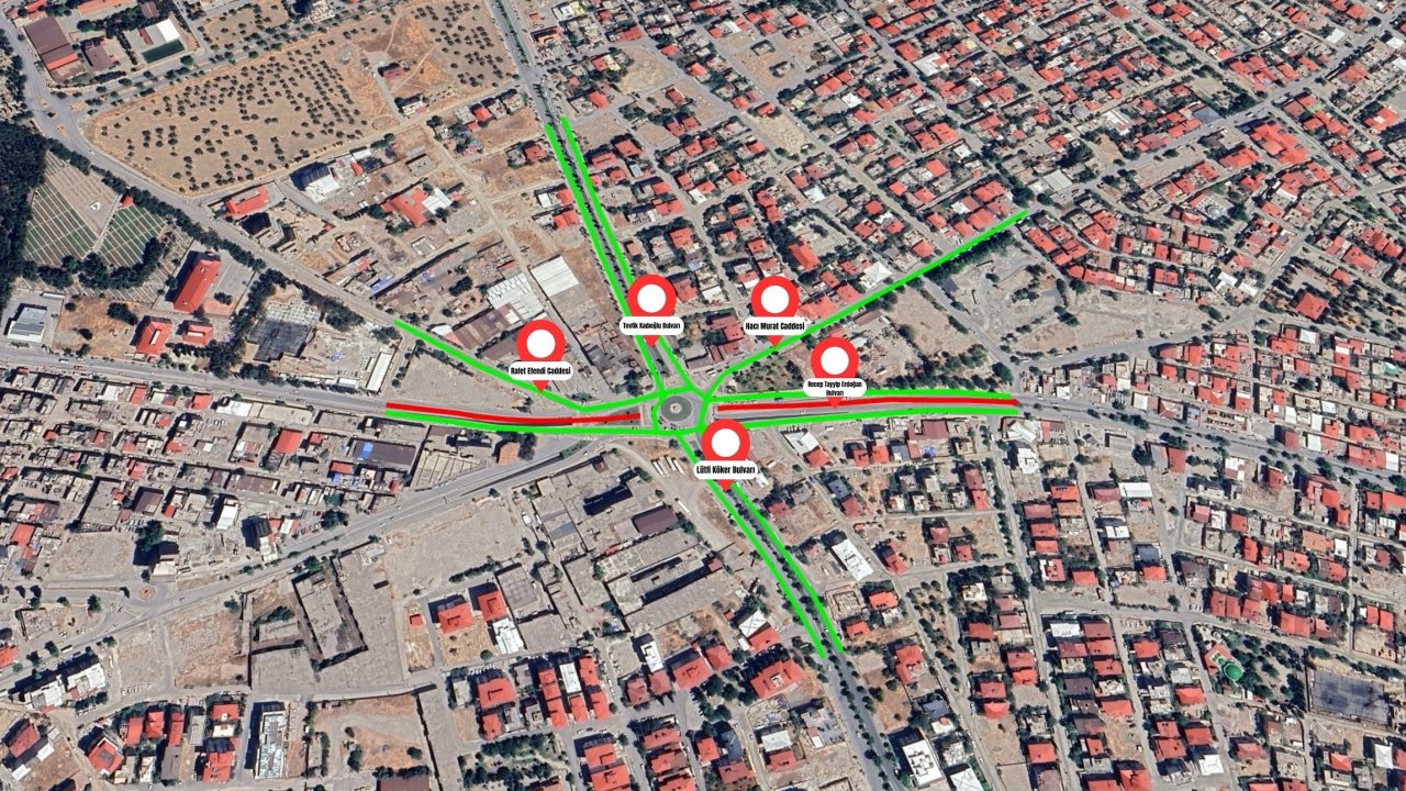 Recep Tayyip Erdoğan Bulvarı’nda Altgeçit Trafiğe Kapatıldı Sürücülere Uyarı