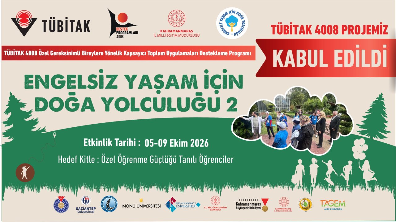 TÜBİTAK’tan Kahramanmaraş’a Destek Engelsiz Yaşam İçin -2 Proje Kabul Edildi