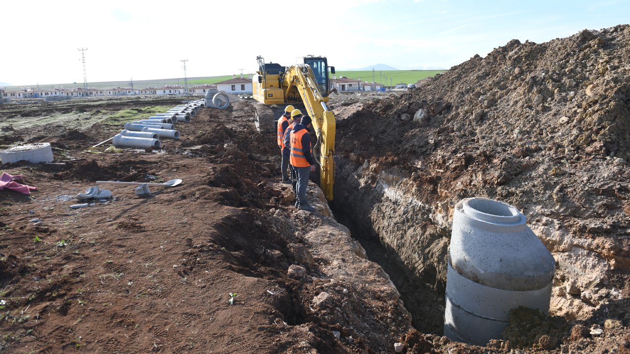 Afşin ve Elbistan’da Köy Evleri Yeni Altyapı Hatlarına Kavuşuyor