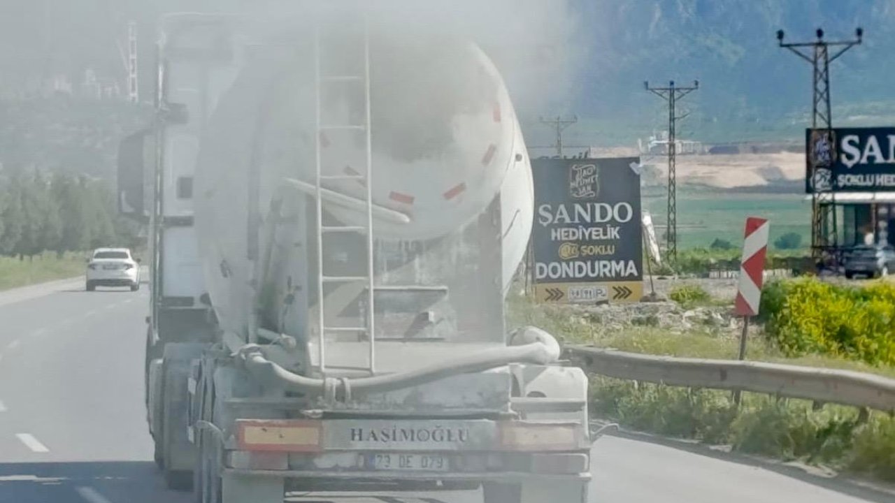 Kahramanmaraş’ta beton mikseri tepki çekti