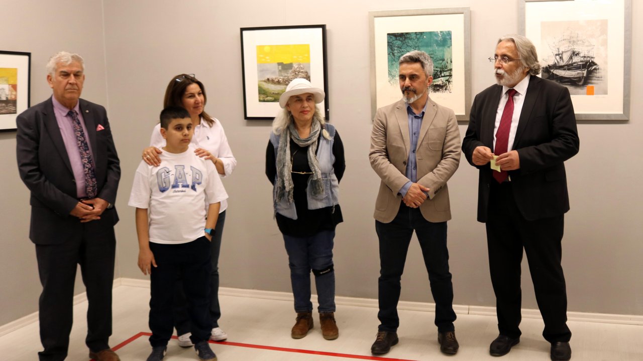 Prof. Dr. Erol Murat Yıldız’ın Derin Sergisi SANKO Sanat Galerisi’nde Açıldı