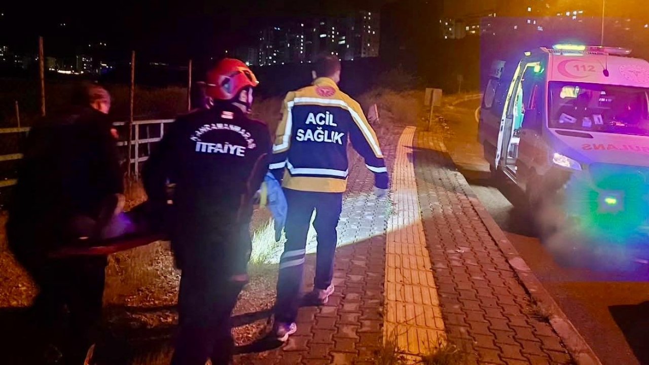 Kahramanmaraş’ta otomobil takla attı 2 yaralı