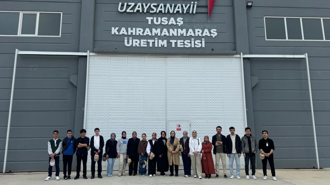 Pusula Maraş Gençleri TUSAŞ ile Buluşturdu Milli Teknoloji Hamlesi Yerinde Anlatıldı