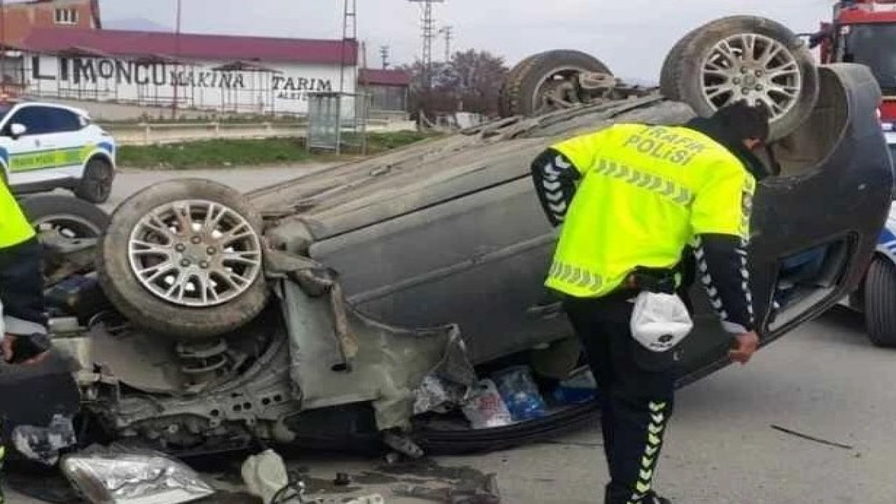 Kahramanmaraş’ta Takla Atan Otomobil Yayaya Çarptı: 3 Yaralı