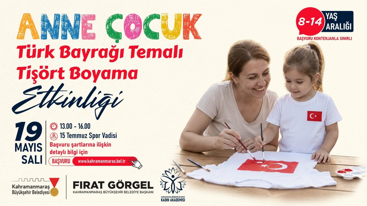 Büyükşehir’den 19 Mayıs’a Özel Anne-Çocuk Etkinliği