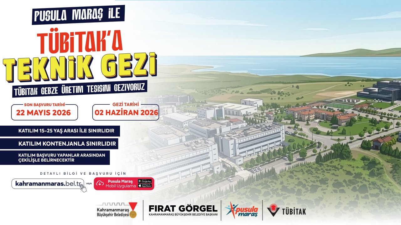 Pusula Maraş İle Gençler Tübitak’a Gidiyor