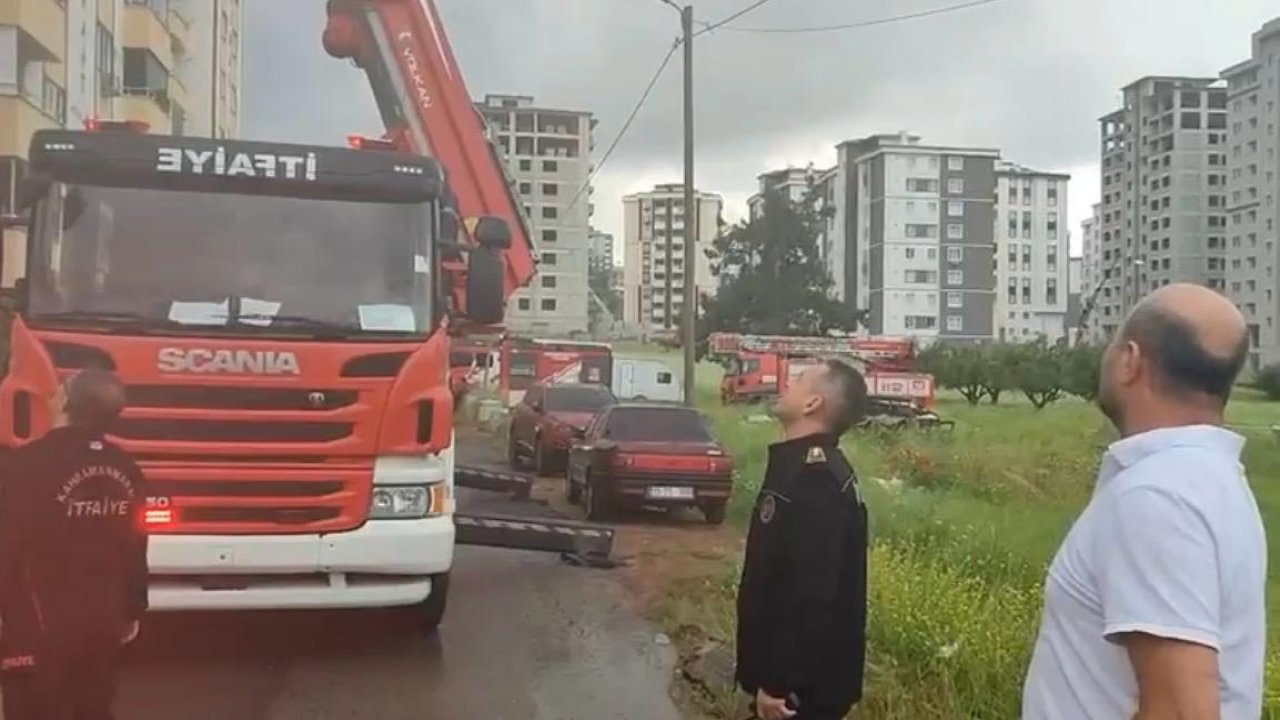 Kahramanmaraş’ta 10 Katlı Binada Yangın