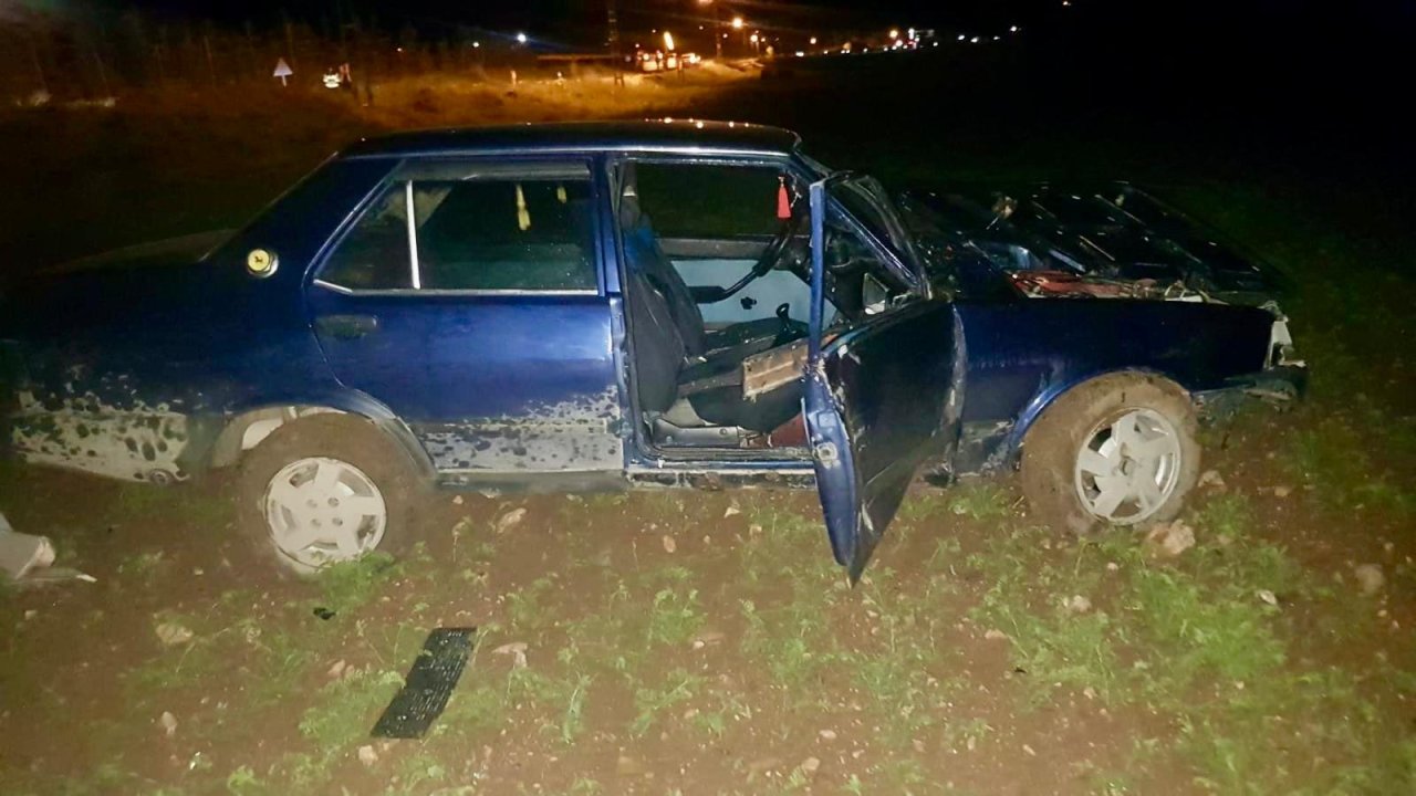 Kahramanmaraş’ta İki Otomobil Çarpıştı 1 Yaralı