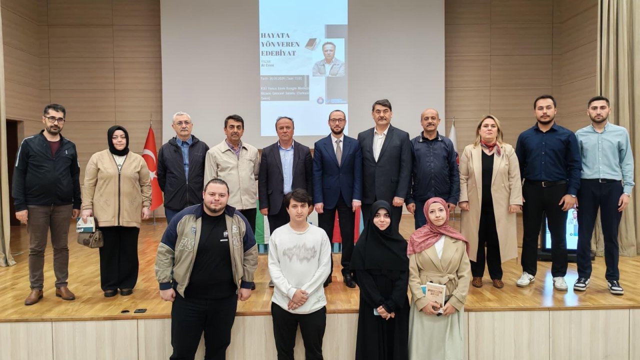 KSÜ’de “Hayata Yön Veren Edebiyat” Konferansı Düzenlendi