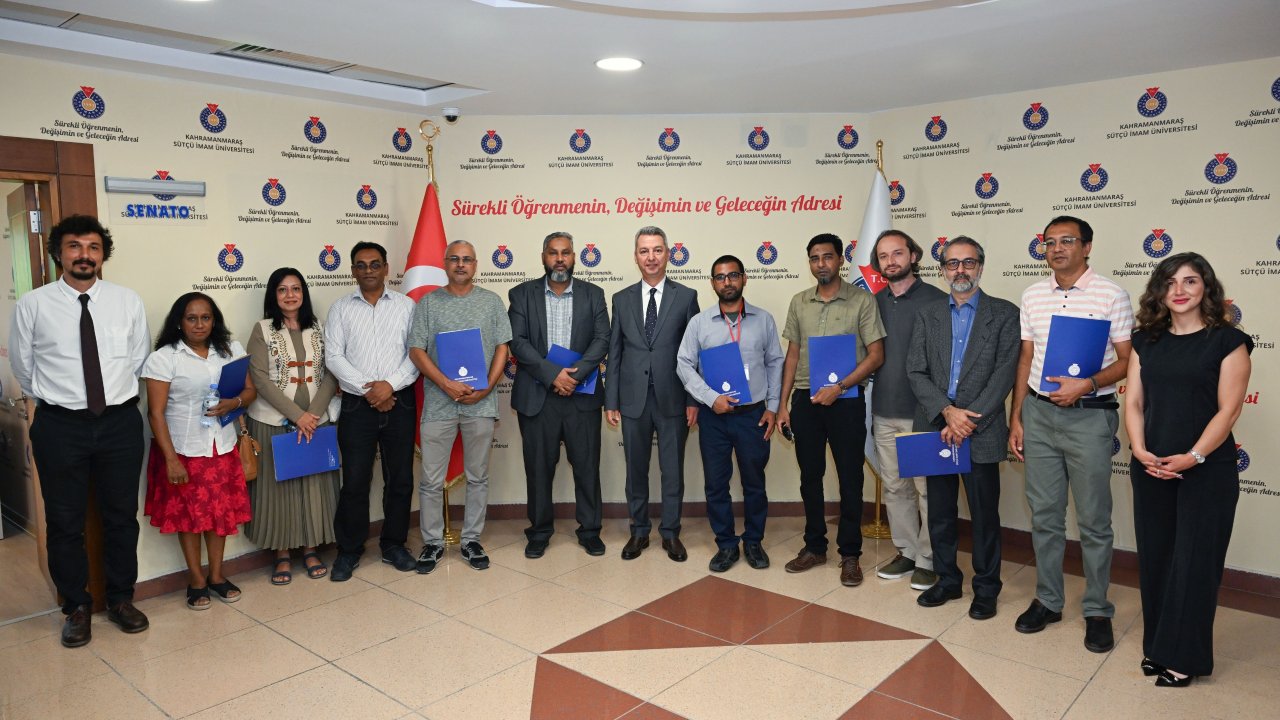KSÜ, Mauritius’tan Gelen Akademisyenleri Erasmus+ Programı Kapsamında Ağırladı