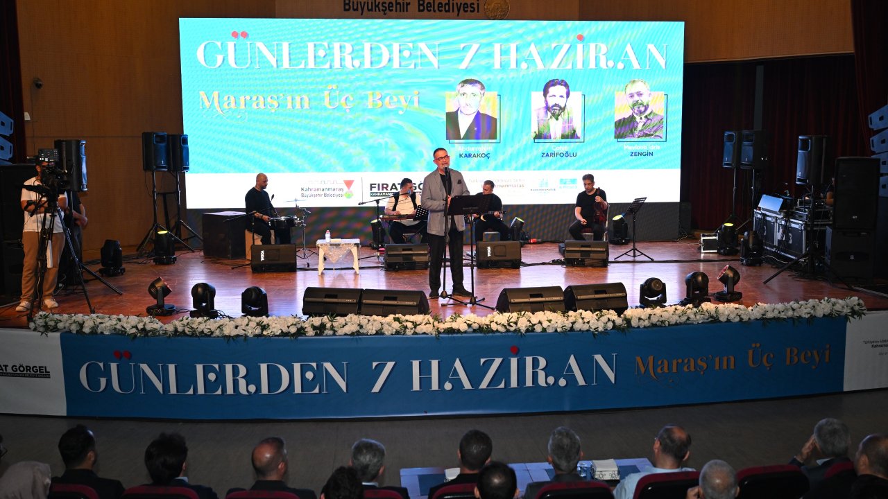 KSÜ Rektörü Okumuş Maraş’ın Üç Beyi Anma Programına Katıldı