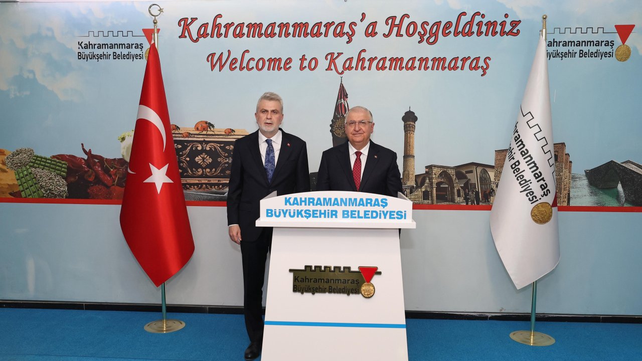 Başkan Görgel Bakan Yaşar Güler’i Büyükşehir Belediyesinde Ağırladı