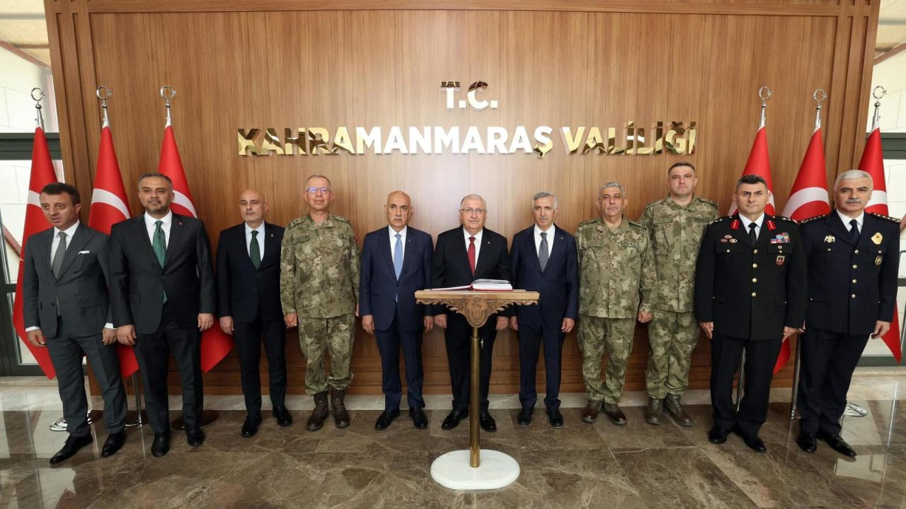Milli Savunma Bakanı Yaşar Güler’den Kahramanmaraş’a Ziyaret Trafiği