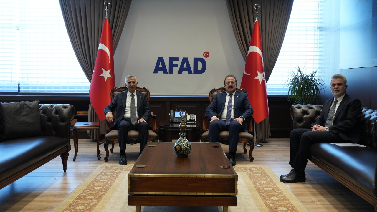Vali Ünlüer ve Başkan Görgel’den Ankara’da Emniyet ve AFAD Temasları