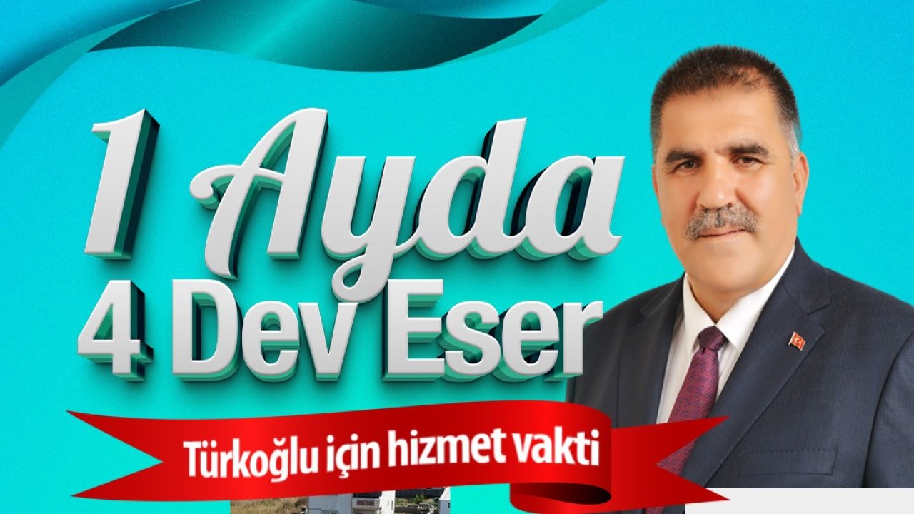 Türkoğlu’nda her hafta açılış ve temel atma töreni var