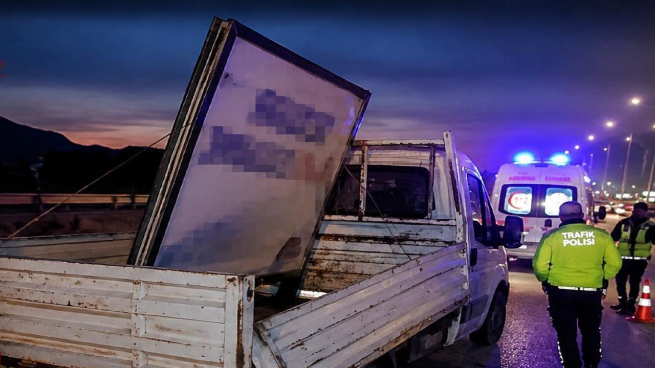 Kahramanmaraş’ta kamyonetten düşen işçi hayatını kaybetti