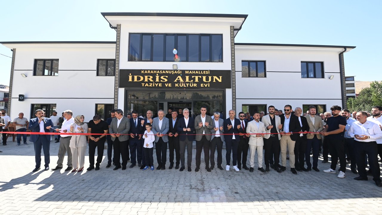 Elbistan’da İdris Altun Taziye ve Kültür Evi Açıldı