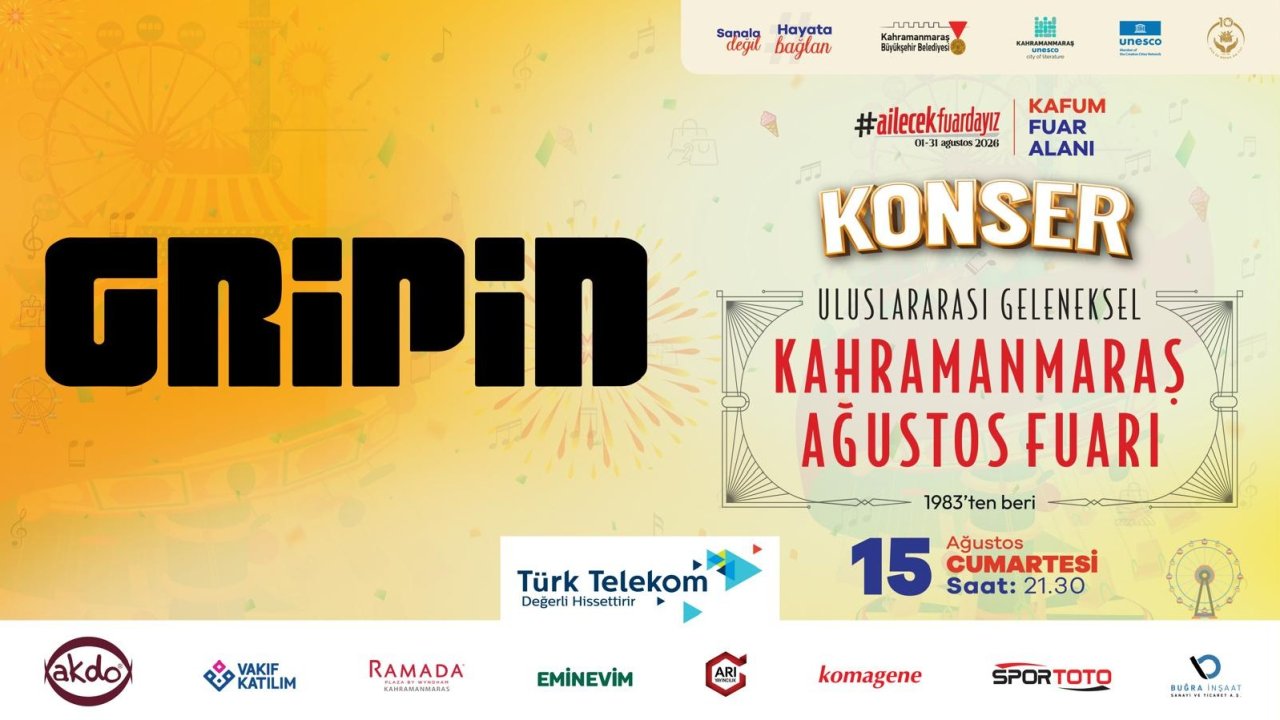 Fuarda Gripin Gecesi Rock Müziğinin Güçlü Grubu Sahne Alacak