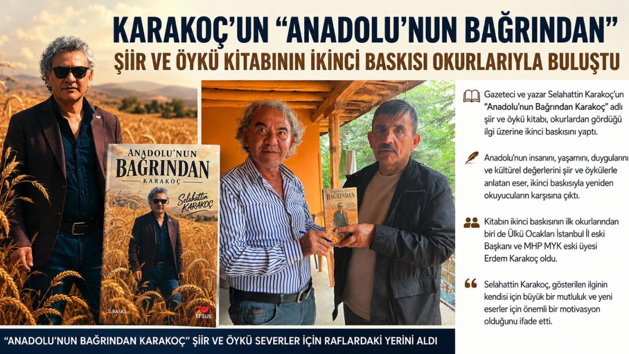 Karakoç’un “Anadolu’nun Bağrından Karakoç” Kitabı İkinci Baskısıyla Okurla Buluştu