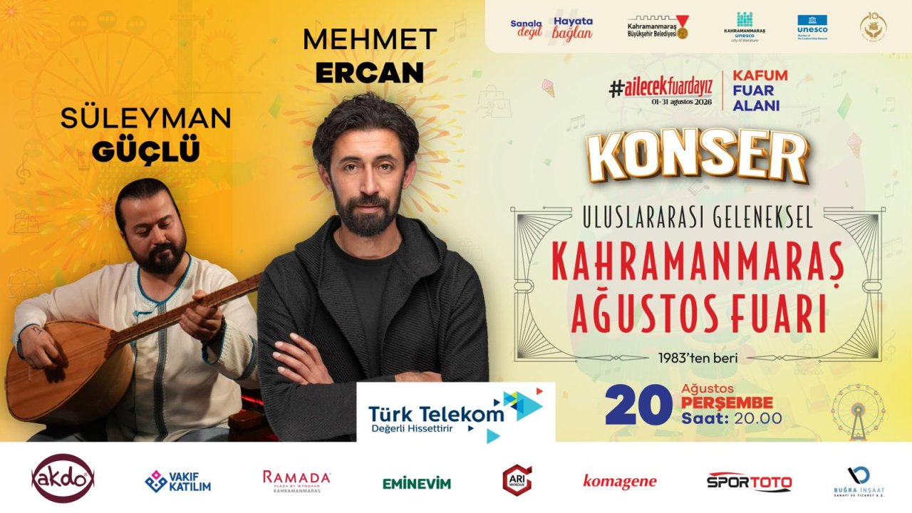 Ağustos Fuarı’nda Türküler ve Şiirler Aynı Sahnede Buluşacak